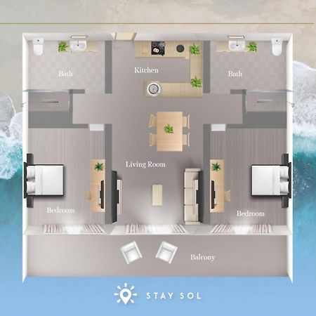Apartment With Bay View Balcony - Pool - Up To 6 - Gym 好莱坞 外观 照片