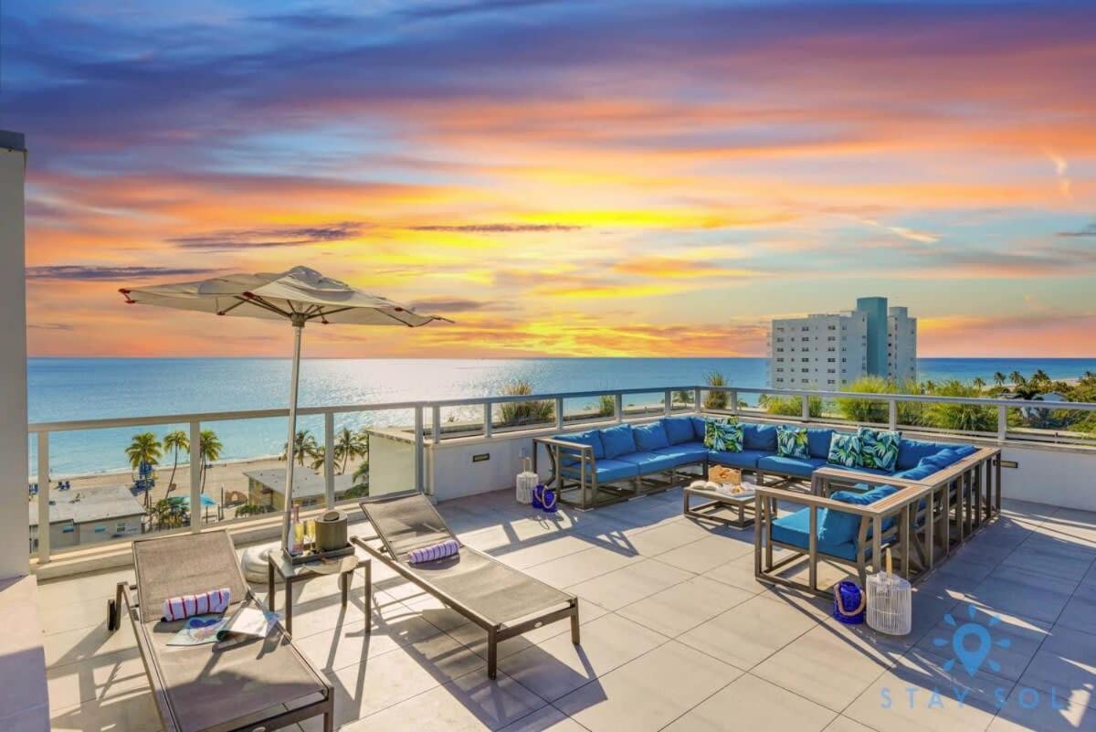 Apartment With Bay View Balcony - Pool - Up To 6 - Gym 好莱坞 外观 照片