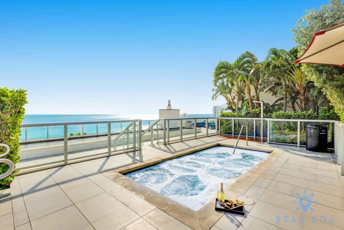Apartment With Bay View Balcony - Pool - Up To 6 - Gym 好莱坞 外观 照片