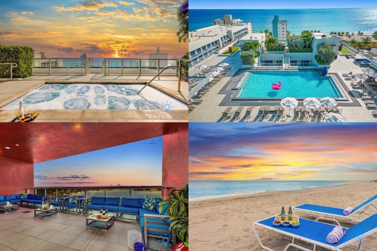 Apartment With Bay View Balcony - Pool - Up To 6 - Gym 好莱坞 外观 照片